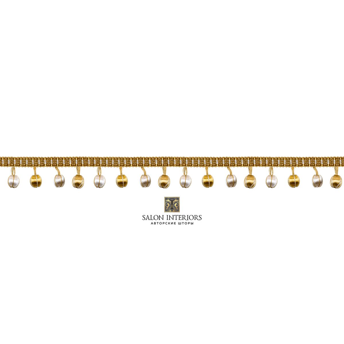 Бахрома "ДЖОЗЕФИНА" mini Арт AT1175-1608 Цвет Антич. Золото Испания