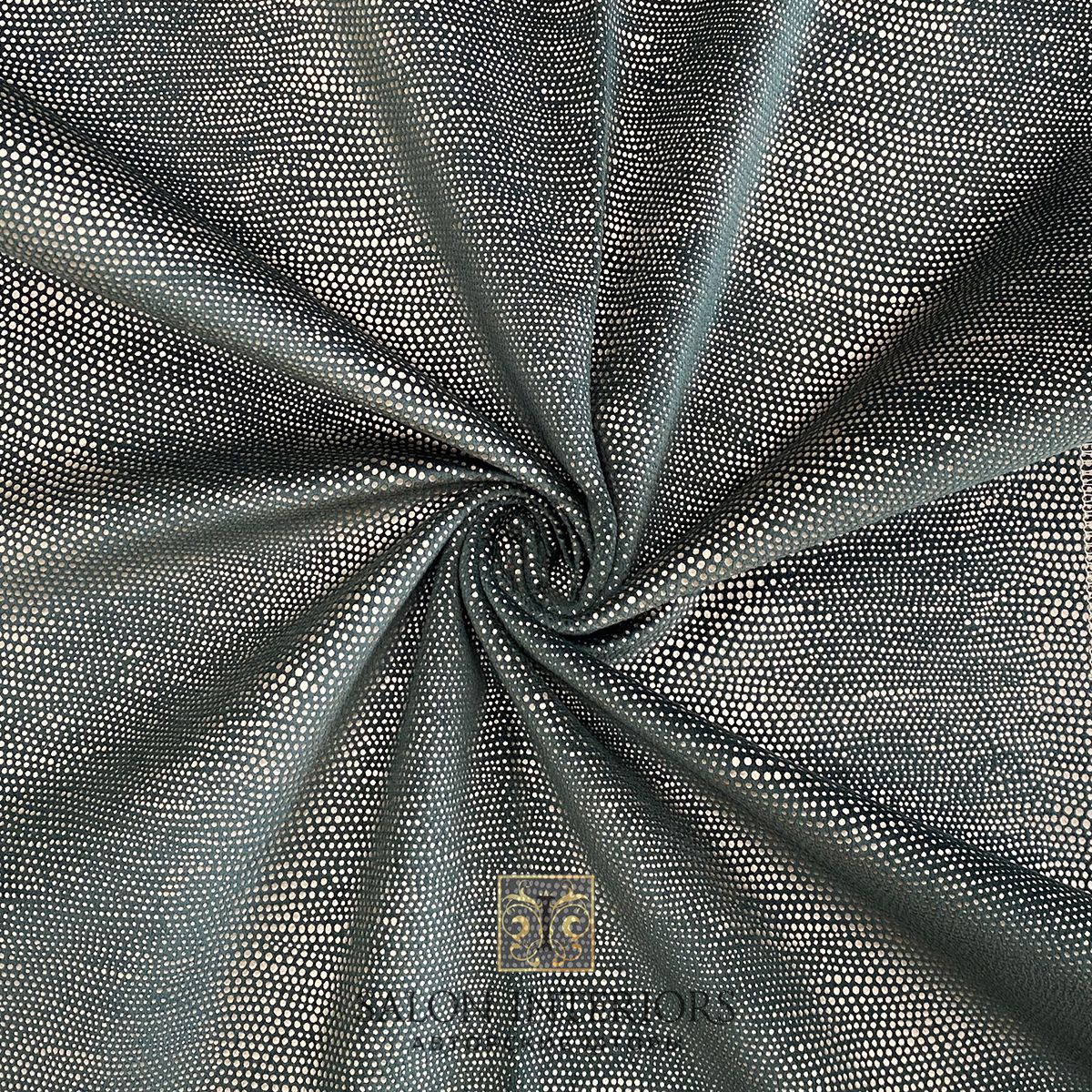Ткань Рубелли однотон Цвет 12 Морской волны бархат шир. 140см Испания