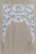 Ткань "Санви" Панно Арт 1261-1 Цвет Тем.бежевый лен размеры 135х330см Индия