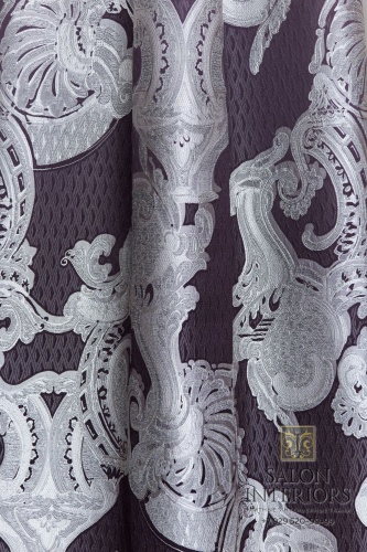 Ткань "БАГДАД" Арт SZB158-6 Цвет Фиолетовый рапп 120см шир 140см Испания
