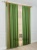 Комплект готовых штор на ленте "Лисель" Арт M00341-19-50001-4 Цвет Зеленый 280х300см