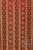 Ткань "Эмили" полоска ШЕЛК Арт S5723-32891 Цвет Красный Рапп 36*28см Шир.140см Италия