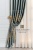 Комплект готовых штор на ленте "Вендетта" Арт DS13933-7-PTB13900-2 Цвет Бирюзовый 180х300см