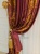 Ткань "Шанталь Арфа" ШЕЛК Арт SA7002-21081 Цвет Фиолетовый Рапп 52.5*71.5см Шир.140см Италия