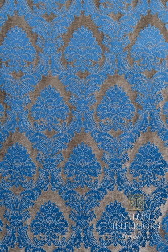 Ткань "Венеция" Арт MDK 509 MY-01 Цвет Голубой рапп. 61см шир.140см Германия