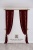 Ткань "КЕТРИН" Арт 26766-1 Цвет Бордо Ширина 140см Франция