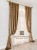 Комплект готовых штор на ленте "Питон" Арт FG122-04B-50001-4 Цвет Золото 130х310см