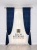 Ткань "Лукас" Арт 618-01 Цвет Синий рапп. 74см шир.150см Германия