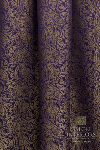 Ткань "Лугано" Арт C100 MR-01 Цвет Фиолетовый рапп. 23см шир.140см Германия