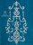 Ткань "СИРЕНА" Панно Арт 8357AW-130 Цвет Лазурный бархат размеры 140х300 Италия