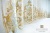 Тюль "Монако" Арт 17569-1 01 Цвет Золото раппорт 225см высота 300см Италия