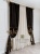 Комплект готовых штор на ленте "Вендетта" Арт PLAIN-8-PTB13900-8 Цвет Коричневый 170х300см