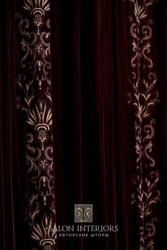 Ткань "КЕТРИН" Арт 26766-3 Цвет Фиолетовый Ширина 140см Франция