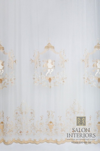Тюль "БЕТТИ" Арт 20140101E Цвет Св.золото Рапп. 106см Высота 315см Испания