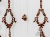 Тюль "НИКОЛЕТТА" Панно Арт 0652-3 размеры 300х315 Цвет Бордо бархат (Анастас) Италия